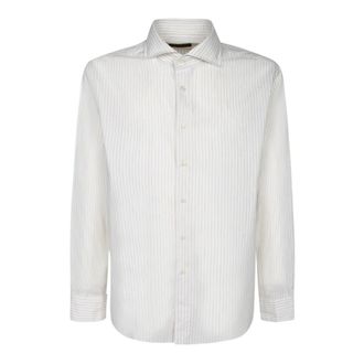 Dell'Oglio 721Ml 21224 001 Casual Shirt - Heren - Casual Overhemden - Beige - XL - Overhemden