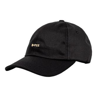 HUGO BOSS Hugo, Caps, unisex, Black, Size: ONE SIZE Modern Cotton Twill Cap with Metal Logo