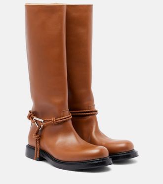 Bottega Veneta James leather knee-high boots
