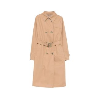 Herno Belted Coats, female, Beige, Size: XS Dean Short Trench Coat
