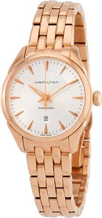 Hamilton Quartz Silver Dial Rose Gold PVD Ladies Watch H42245151
