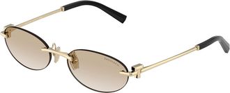 Tiffany & Co. TF3119D Asian Fit 623911 Mens Sunglasses Gold Size 56