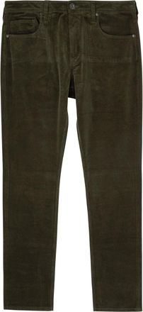 Paige Federal Slim Straight-leg Corduroy Jeans - Dark Green - 30 (W30 / S)