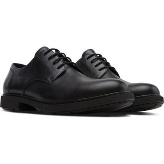 Camper Neuman Plain Toe Derby in Black at Nordstrom, Size 40