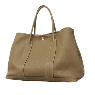 Herm&egrave;s Etoupe Gray Negonda Leather Tote Bag (Pre-Owned)