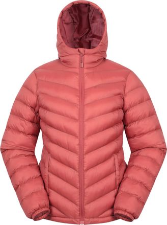 Mountain Warehouse Seasons Womens Padded Jacket - Water Resistant Coat, Puffer Jacket, Front Pockets, Adjustable Elastic Cuffs & Hood - For Autumn, Winter, Outdoors Oran