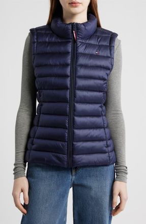 Tommy Hilfiger Quilted Packable Vest in Navy at Nordstrom, Size X-Small