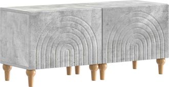vidaXL Mueble De Tv Gris Hormig&oacute;n Madera De Ingenier&iacute;a Vidaxl
