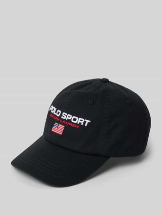 Polo Ralph Lauren Basecap mit Label-Stitching in Black, Größe 1