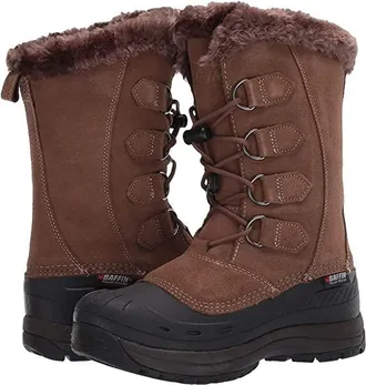 Baffin Chloe Womens Cold Weather Boots Taupe : 6 B - Medium, Leather/Textile
