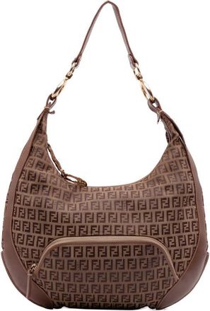 Fendi Pre-owned Fendi Zucchino Canvas Chef Pocket Hobo Ladies 9M5SSYRK6YLXFAD1