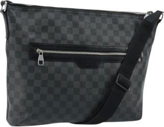 Louis Vuitton Pre-owned Cross Body Bags, female, Black, Size: ONE SIZE Pre-owned Damier Graphite Shoulder Bag