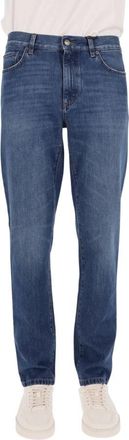 Ermenegildo Zegna City Straight Jeans - Heren - Regular Fit Jeans - Blauw - W32 - Katoen - Jeans