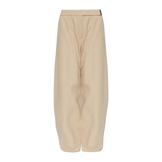 Sportmax Pantalones de Pista Hobby - Trousers - Mujer - Beige - S