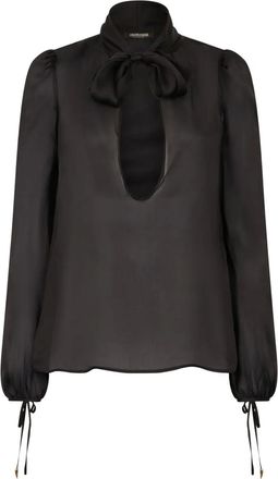 Roberto Cavalli Blusa in seta - Nero