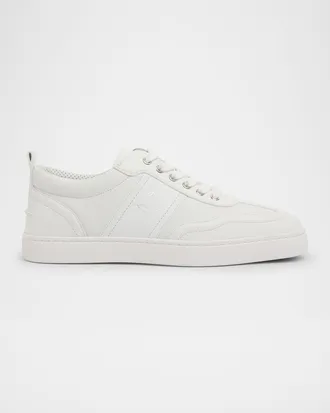 Christian Louboutin Men & apos;s Retero Grained Leather Low-Top Sneakers