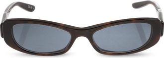 Balenciaga Rechthoekige Zonnebril - Dames - Zonnebrillen - Bruin - ONE Size - Accessoires