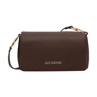 Love Moschino Dames, Tassen, Bruin, Maat: ONE Size Leer