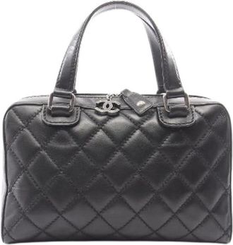 Chanel Pre-owned Wild Stitch Leren Handtas - Dames - Vintage Handtas - Zwart - ONE Size - Leer - Vintage