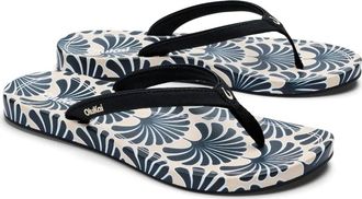 Olukai Womens Uiki Sandals In Black / Pai