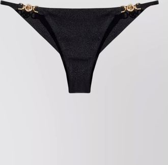 Versace halter bikini briefs high cut hardware