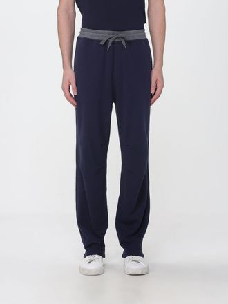 Brunello Cucinelli Pantaloni jogging in cotone con vita elasticizzata e coulisse