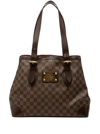 Louis Vuitton 2008 Damier Ebene Hampstead MM tote bag - Bruin