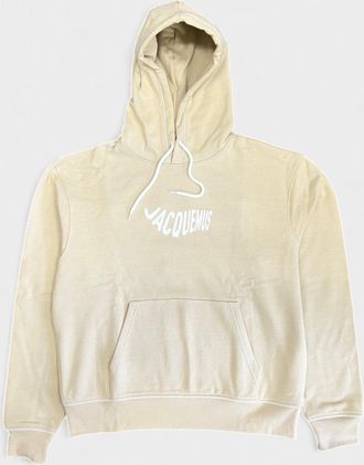 Jacquemus Mens Le Sweatshirt Vague Beige - Size X-Large