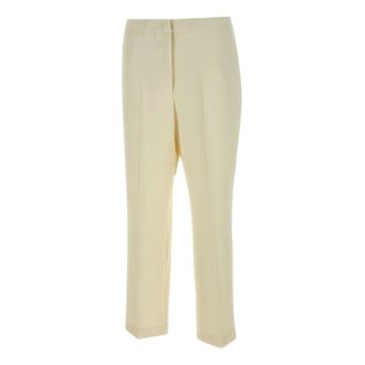 Kaos Straight Trousers, female, White, Size: XS Crepe Trousers