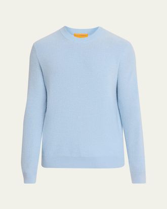 Guest In Residence Mens Cashmerer Rib Allday Crew-Neck Shirt