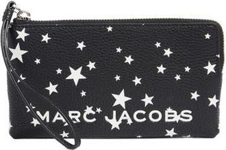 Marc Jacobs Star Print Bold Wristlet Pouch in Black Multi at Nordstrom Rack