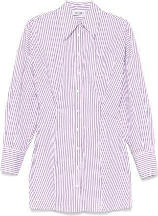 The Attico Witte Mini Jurk voor Vrouwen - Dames - Shirt Kleedjes - Veelkleurig - XS - Kleedjes