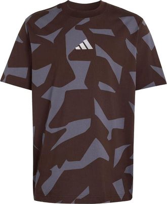 adidas AMG Camo Short-Sleeve T-Shirt Aurora Coffee Aurora Onix KQ8353