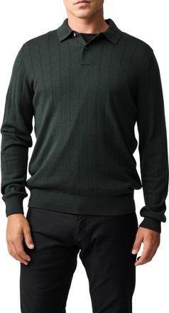 Rodd & Gunn Murdoch Merino Wool Polo in Forest at Nordstrom, Size Xx-Large