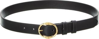 Celine Twin Triomphe Leather Belt