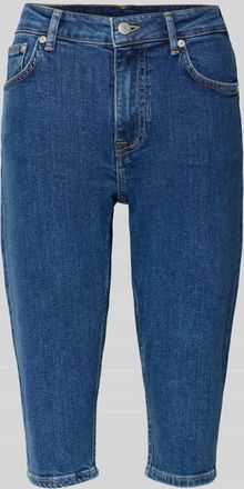 GANT Slim Fit Bermudas mit Eingrifftaschen in Blau Melange, Gr&ouml;&szlig;e 27