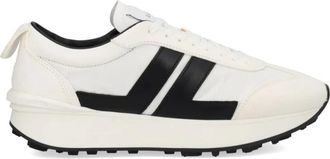 Lanvin Bumpr Nylon Sneakers - Heren - Sneakers - Wit - 39 EU - Nylon - Schoenen
