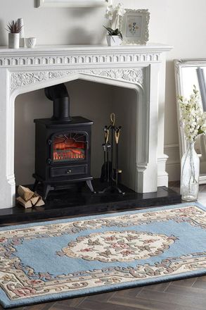Origin Store Shensi Rug in Blue | Size: 67 cm x 210 cm