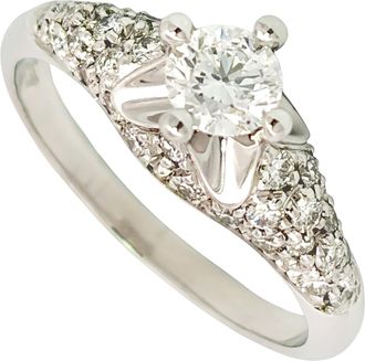 Bulgari Platinum Platinum 950 Band Ring (Pre-Owned)