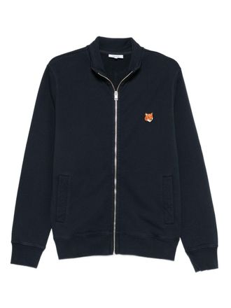 Maison Kitsuné Fox Head Cotton Zipped Sweatshirt