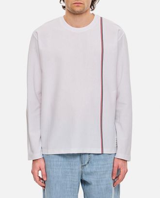 Thom Browne White COTTON OVERSIZED T-SHIRT