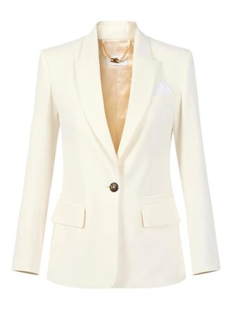 Elisabetta Franchi Blazer monopetto - Bianco