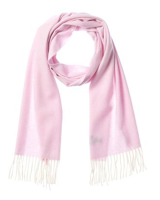 Amicale Cashmere Woven Melange Solid Cashmere Scarf