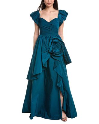 Marchesa Taffeta Gown