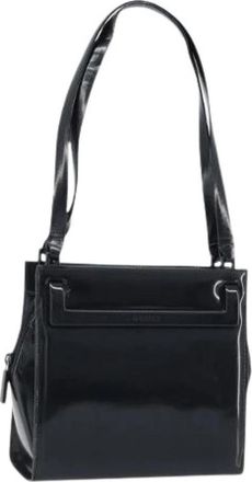 Gucci Pre-owned Vintage Tote Bag - Dames - Vintage Schoudertas - Zwart - ONE Size - Leer - Vintage