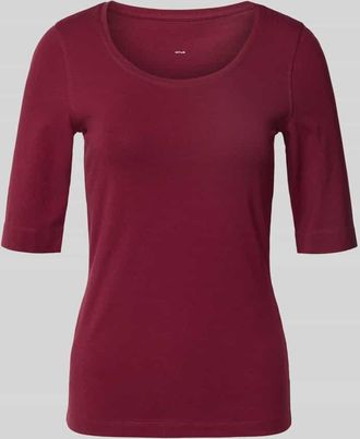 OPUS T-Shirt mit Rundhalsausschnitt und 1/2-Arm in Bordeaux, Größe 38