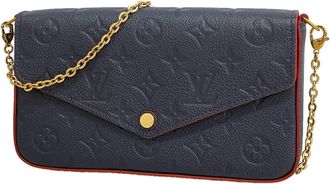 Louis Vuitton Marine Rouge Chain/Shoulder Wallet (Pre-Owned)