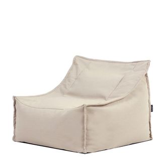 Icon Brand Puf sill&oacute;n de exterior de olefina beige para todas las estaciones