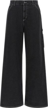 Carhartt Work in Progress Jens Broek - Dames - Loose Fit Jeans - Zwart - W25 - Katoen - Jeans