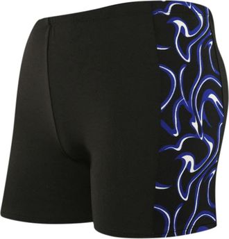 Generic Mens Swimming Trunks Sport Mens Swim Shorts Boxer Swimwear Boxers Underwear Drawstring Summer Beach Board Shorts Elastic with Mesh Liner Quick Dry Bla